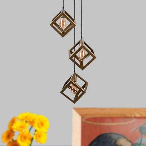 El Rawda RL-CB-009 Modern and Elegant High Quality Ceiling Lamp for Living Room or Bedroom - Gold