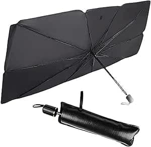 Scorpion Foldable Car Windshield Sunshade, UV Blocking, Car Sun Visor Fits Most Vehicles Vehicle interior shade