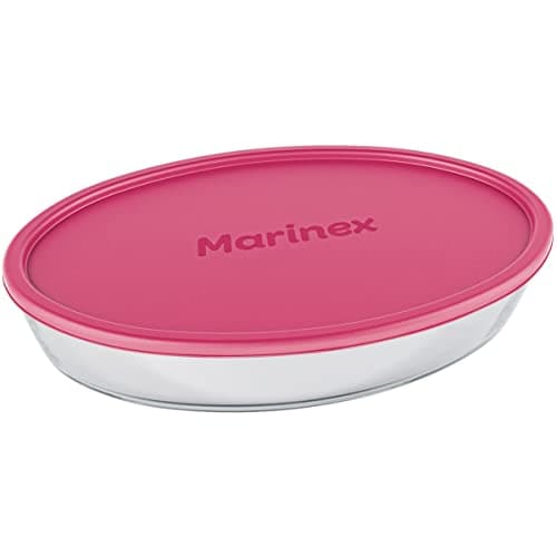 Marinex Small Oval Roaster w/plastic lid 2,4L Assorted colors Casseroles