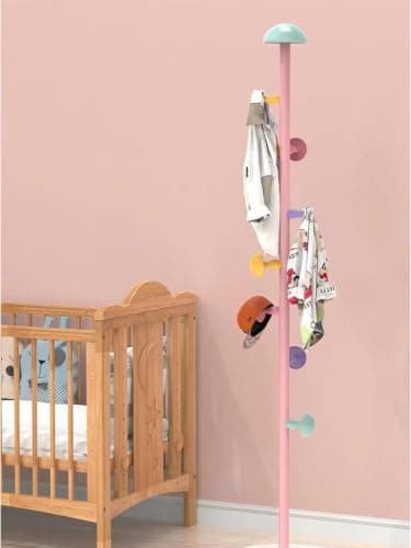 Modern Mushroom Coat Rack Stand Multi-Hook Clothes Bag Organizer 168cm