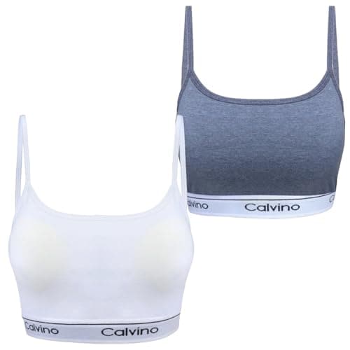 Calvino Womens Set Of 2 Pieces Bra Sport Sports Bra (pack of 1)