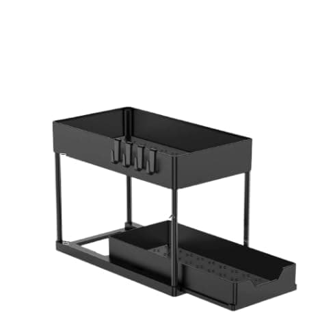 Microwave Stand 2 Door Extendable - Multi-Use Kitchen Organizer for Saving Space and Organizing Tools Storage rack