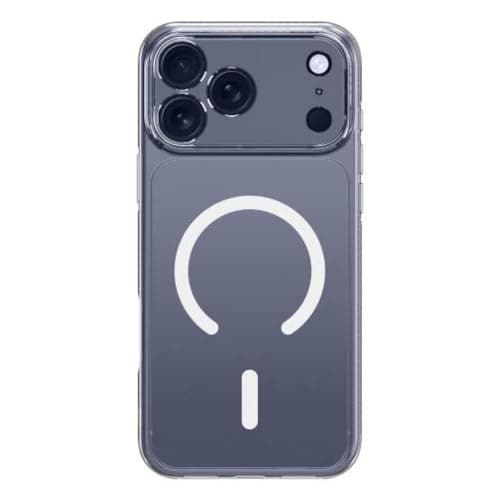 Ultra Clear Hard PC Phone Case Compatible with iPhone 18 Pro Max, Slim Shockproof Protective Back Cover, Supports Wireless Charging - Clear Cellular phone case