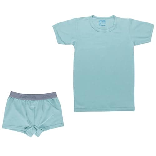 Papillon Boys Cotton Set Of 2 Pieces Half Sleeves Undershirt&Boxer Base Layer Set (pack of 1) Apparel