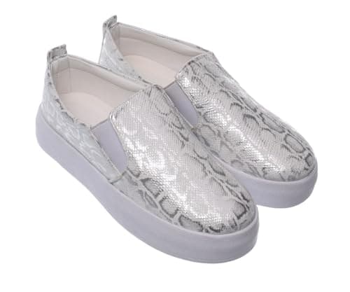 B&W womens B&W-W081-White Sneaker