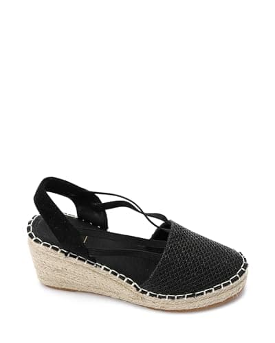 Dejavu Round Toecap Heeled Wedge Shoes