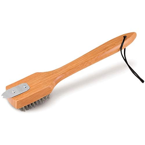 Weber Bamboo Grill Brush, Brown,12-Inch,6463