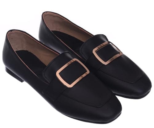 B&W womens B&W-W086-Black Sneaker