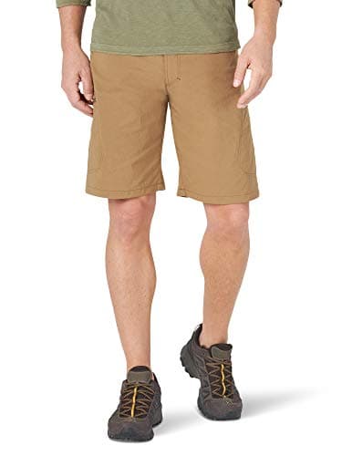 Wrangler Men's Authentics Outdoor Comfort Flex Cargo Short, Bronze, 44