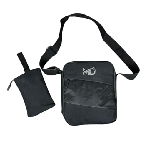 MD Stay Fit Shoulder Bag and Handbag Set, Black, with Adjustable Strap