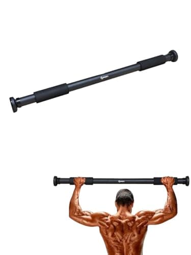SportQ Home Entrance Gym Exercise Bar 62-100cm Gym Exercise Bar Brain Exercise Fitness Adjustable Size Pull up bar