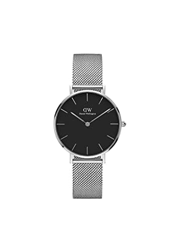 Daniel Wellington Women Classic Petite Sterling Black 32 Mm, Japanese Quartz, Analog - DW00100162