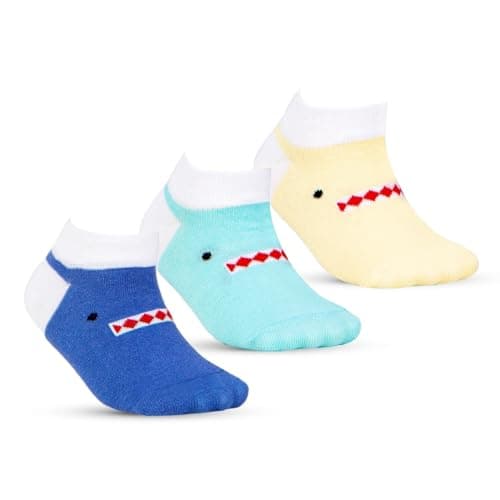 STITCH Unisex Kids Pack of 3 Lycra Ankle Printed Socks