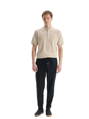 LC WAIKIKI Man Standard Fit Linen Blend Men's Trousers Pants