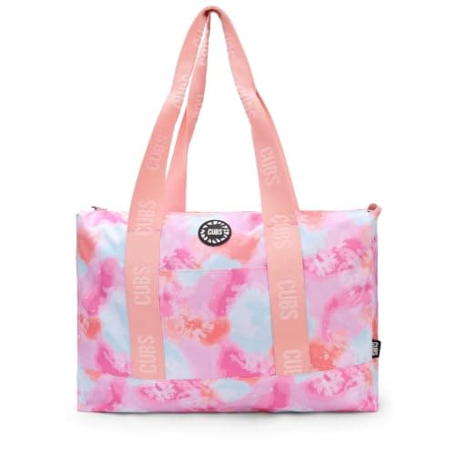 Cubs Flowery Tie DyeTote Double Tote bag