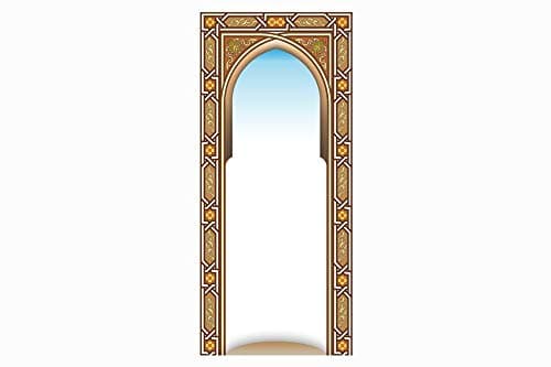 Deluxe wall sticker 3D simulation for the prayer mihrab for adults size 200/90 cm, 2724667874221 Sticker decal
