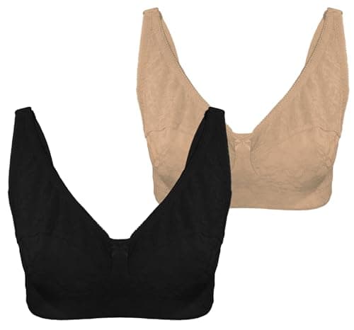 Lasso Women Set Of 2 Pieces Bra Cup D With Lace Bra