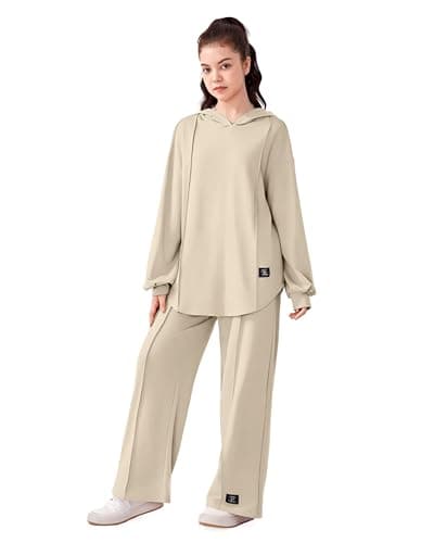 Romba Women's Athletic Set – Soft and Comfortable Cotton Material Wrinkle & Pilling Resistant – Romba Girls & Women Hooded Sports Trung Track suit