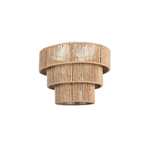 Generic RBE1082 Sirana 1 High Quality Canvas Modern Ceiling Lamp for Living Room, Bedroom, or Hall - Beige Light fixture