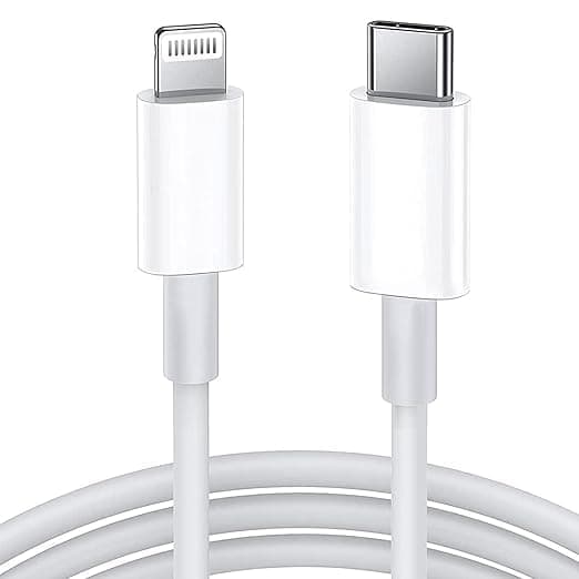 USB-C to Lightng Cable - Fast Charging and Data Transfer Cable, White Electronic cable