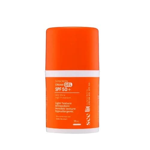 Medinza See Lit Sunscreen Cream Gel SPF50+ 50gm