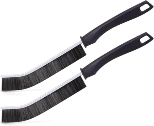 Hard Bristle Gap Cleaning Brush – 2pcs Set for Cleaning Crevices and Narrow Corners, Grout Brush, Bathroom Toilet Tile Brush, Kitchen Multi-Use Cleaning Tool for Home