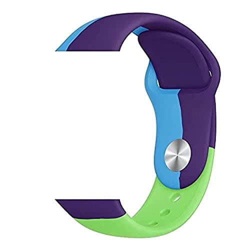Silicone Strap For Apple Watch band 40mm /38mm Black Unity/Prid smartwatch belt Sport bracelet iWatch series 6 5 4 3 se