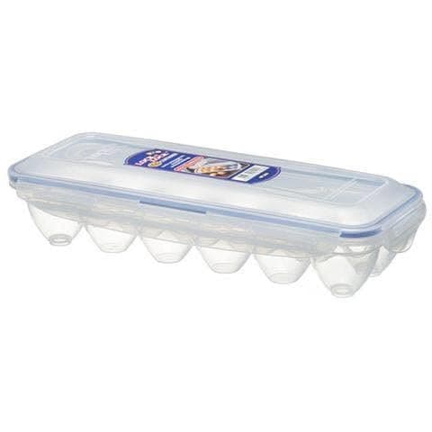 Fridge Egg Organizer Box Clear Plastic Storage Bin for Refrigerator Basket