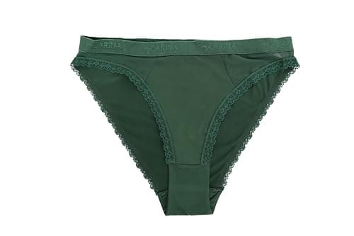 CARINA Womens Sheer Mesh Detail Panty Briefs Underpants