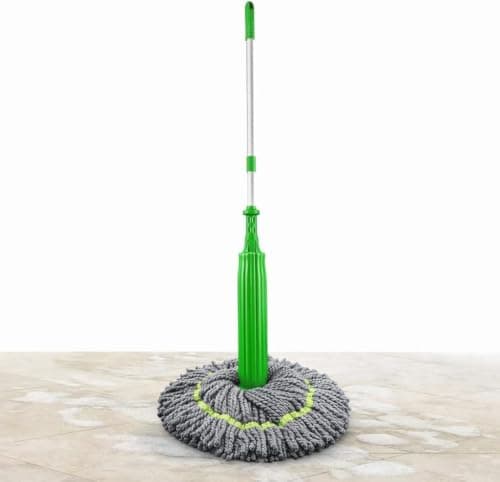 Self-Squeeze Floor Mop with Cleaning Sleeve for Efficient Daily Mopping