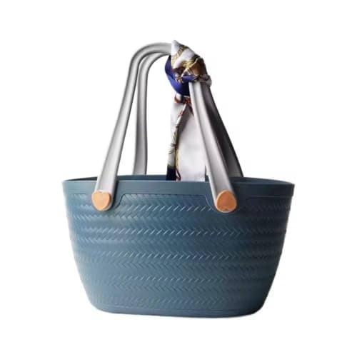 Basket Large Silicone Bag – Practical Shopping & Shopping Bag – Suitable for Purchases, Outings, Picnics & Daily Use - AM