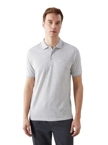 LC WAIKIKI Man Polo Neck Mercerized-Look Men's T-Shirt