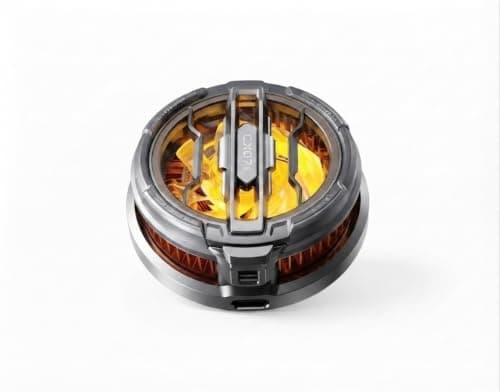 MEMO CX07 Magnetic Cooler Fan 15W Instant Heatdissipation Phone Cooler Semiconductor Heatsink Compatible with Mobile and Tab Cooling Fan for Gaming Electronic component fan