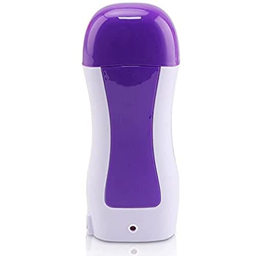 Epilators - Portable Wax Machine Electric Melting Wax Machine Paraffin Bean Heater Hair Removal Machine Wax Bean Melting Roller Hair Remov (Purple EU Plug)