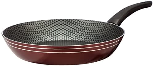 Trueval Fry Pan Dark Red Size 30 Cm Saute fry pan
