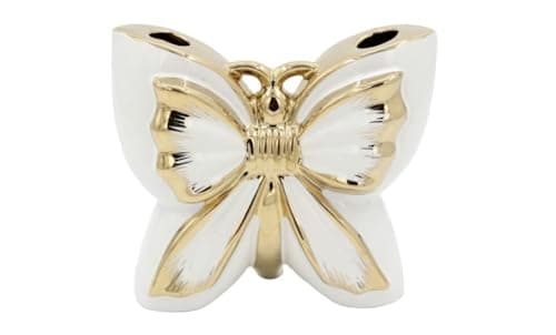 Home Care WA-1171 Butterfly New Design Vase (Large) Luxury Decorative Vase with Modern Butterfly Motif for Contemporary Elegance
