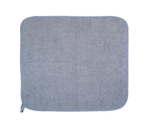 Hélène MOU Cotton Terry Kitchen Towel Set 2-Pieces, 60 cm x 60 cm Size, Gray