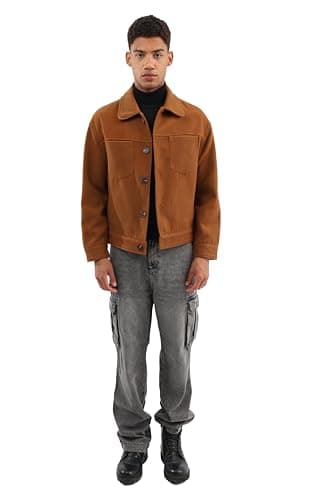 ASTK Mens Wool blend Jacket (pack of 1) Coat