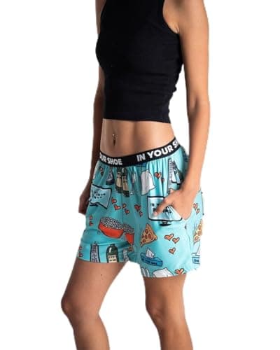 In Your Shoe Unisex Pshorts Pajama Bottom Shorts