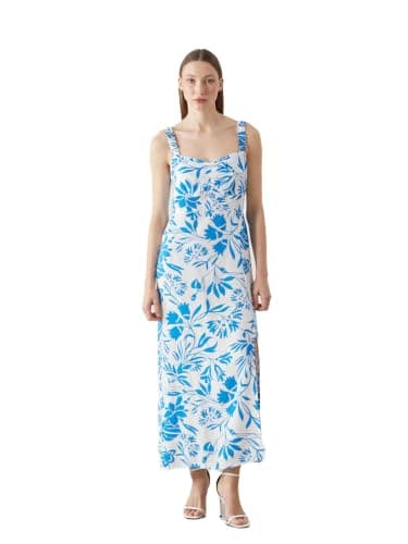 LC WAIKIKI Woman Sweetheart Neck Floral Women's Dress