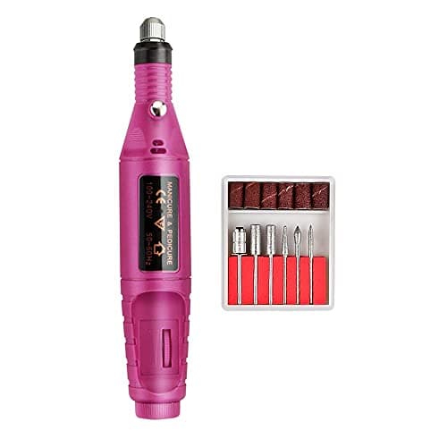 FATUXZ Professional Portable Electric Nail Drill,Acrylic Nail Kit, Gel Remover Nail Tools,File Finger Toe Care Nail Tips Nail Care, Nail Polishing Machine Pedicure Machine set