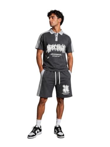 Miza Tring Men's Summer Collar T-Shirt Short Summer Milton Material Digital Print Coordinated outfit
