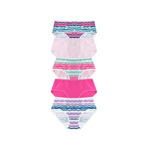 Milk Pack of 5 Midi Padded Cotton Panties Underwear for Women (Multicolor, XL) Underpants