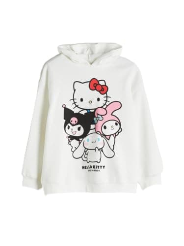 LC WAIKIKI Girl Hooded Hello Kitty Printed Girls' Sweatshirt