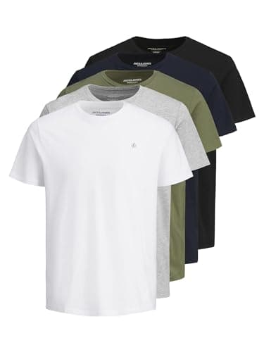 Jack & Jones Men's Jorjxj Tee Ss Crew Neck 5mp T-Shirt