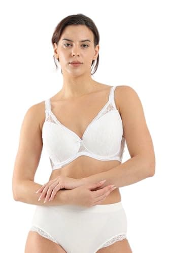 CARINA Womens Padded Bra with Lace Bra (pack of 1)