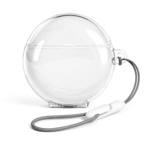 Case for HUAWEI FreeBuds 7i, Anti-Yellowing Shockproof TPU Cover with Keychain and Lanyard- Clear Portable electronic device cover