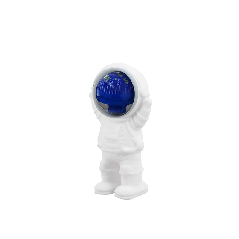 KaberTrade Compass Car Home Office Decor Compass Astronaut Helmet Compass (White in Blue Code:9522)