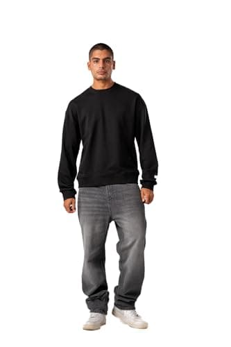 ASTK Mens Plain Crewneck Sweatshirt