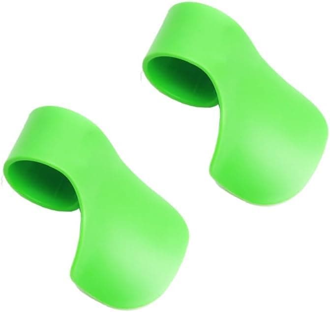 Motorcycle Handlebar Assist Clamp with Speed Control Handle, Universal Motorcycle Brake Hand Rest (2pcs Green) -SA CAR